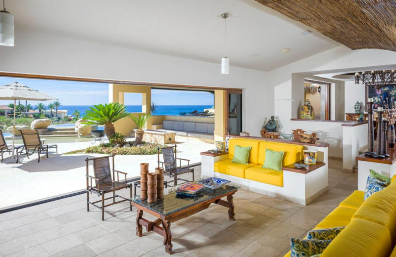 Rental living room at Sun Cabo Vacations.