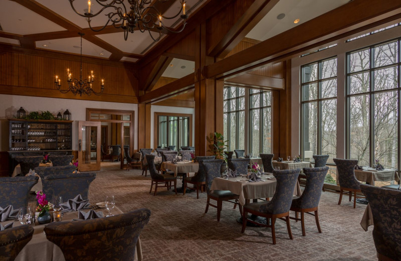 Dining at The Lodge at Woodloch.