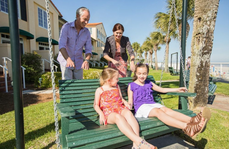 Family at The King and Prince Beach & Golf Resort.