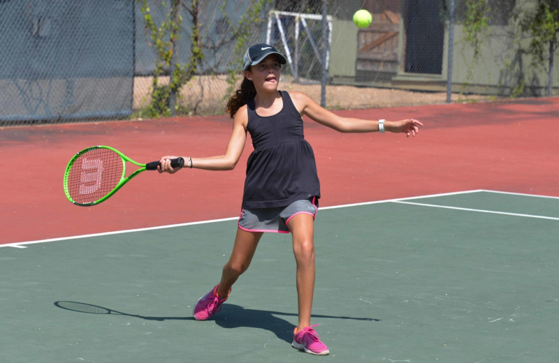 Tennis at Camp Balcones Spring.