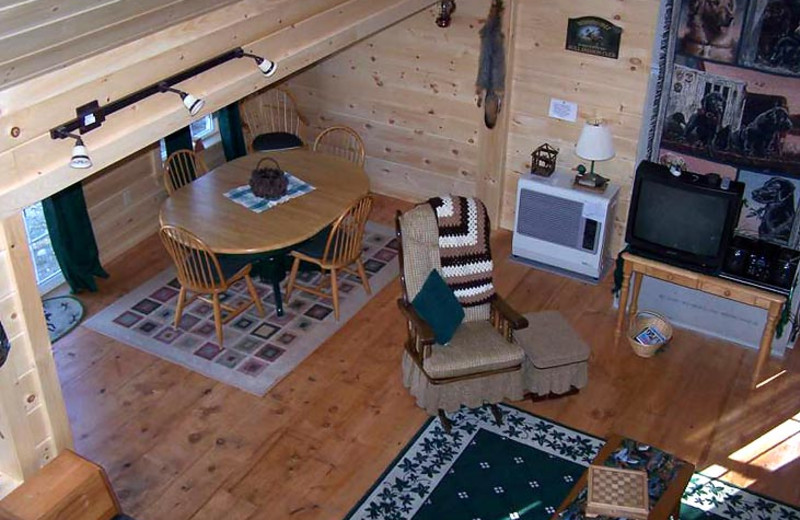 Cabin Interior at Sunrise Ridge Guide Service