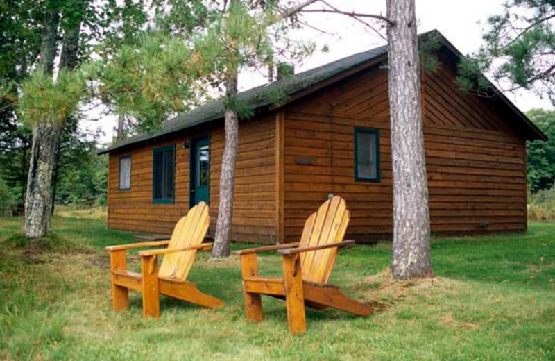 Cabin exterior at Pitlik's Sand Beach Resort.