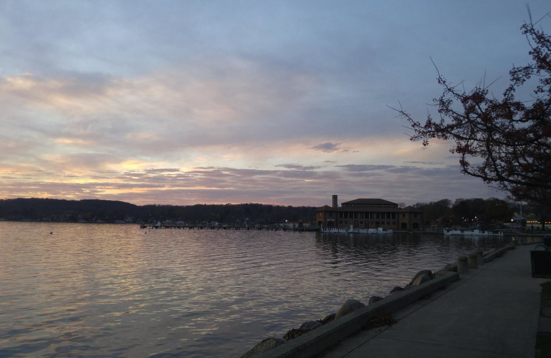 Lake near Mill Creek Hotel.