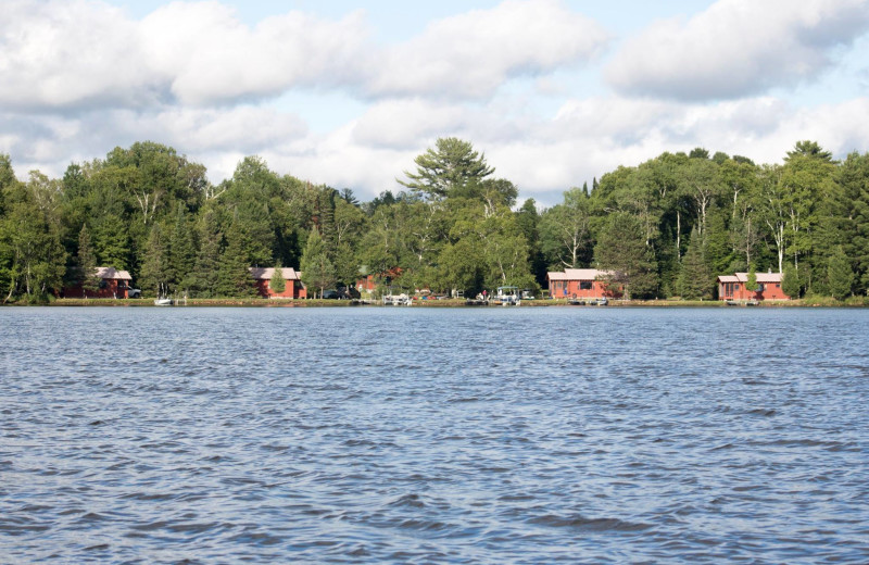 Exterior view of Wilson Bay Lodge.