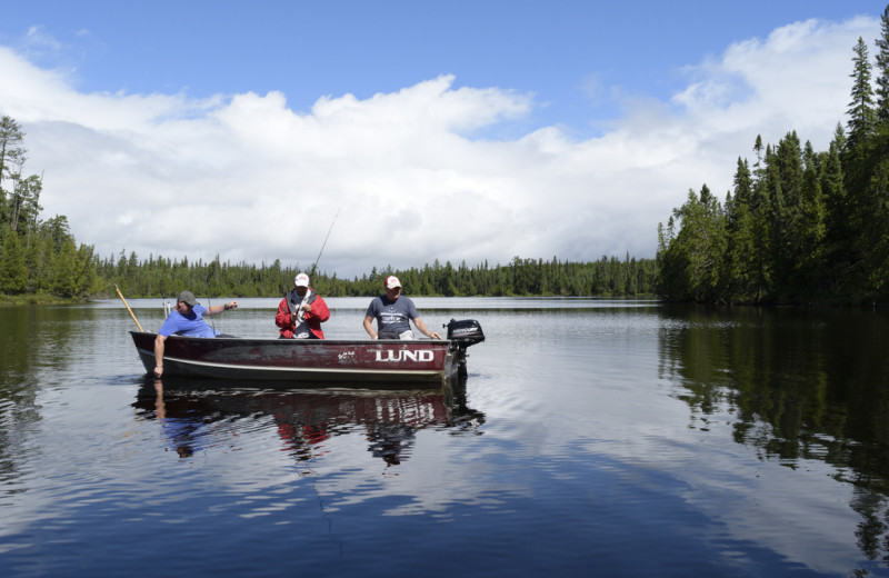 Fishing at Elk Lake Wilderness Resort.