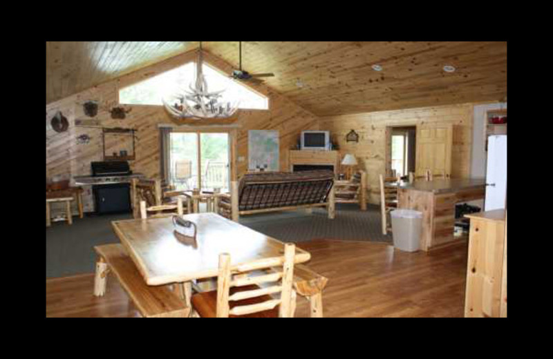 Lodge interior at Facowie Lodge.