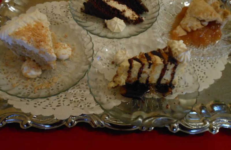 Pies at Windwood Fly-In Resort.