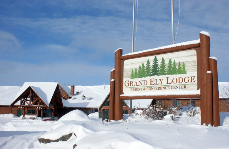 Exterior view of Grand Ely Lodge.