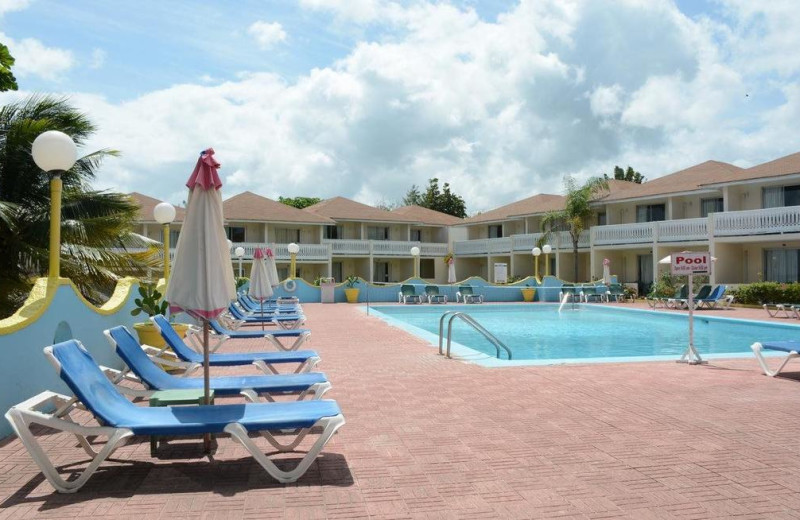 Outdoor pool at Club Ambiance.