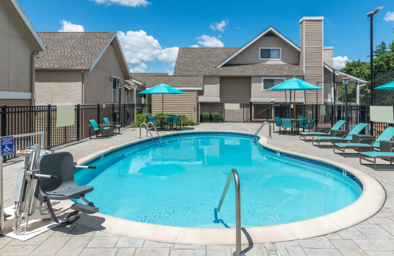 Indoor pool at Hawthorn Suites by Wyndham St. Louis Westport Plaza.