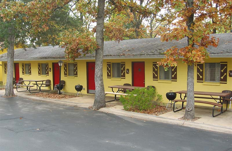 Exterior view of Golden Arrow Resort.