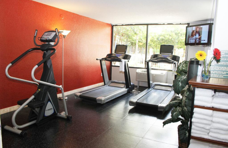 Fitness room at Park Inn by Radisson Resort Orlando.
