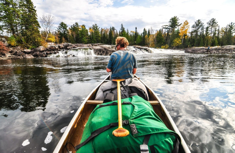 Canoeing at Clearwater Historic Lodge & Canoe Outfitters.