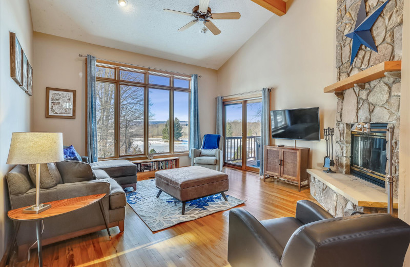 Rental living room at Best of Canaan.