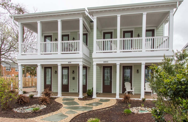 Rental exterior at Coastal Accommodations.