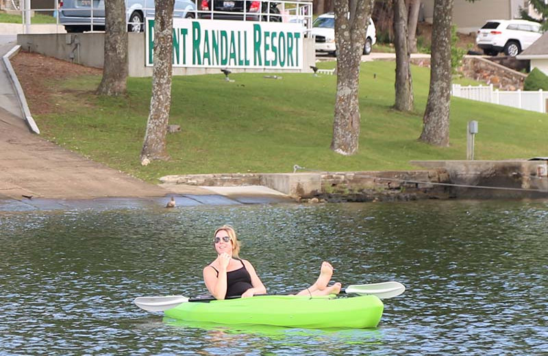 Paddle board at Point Randall Resort.