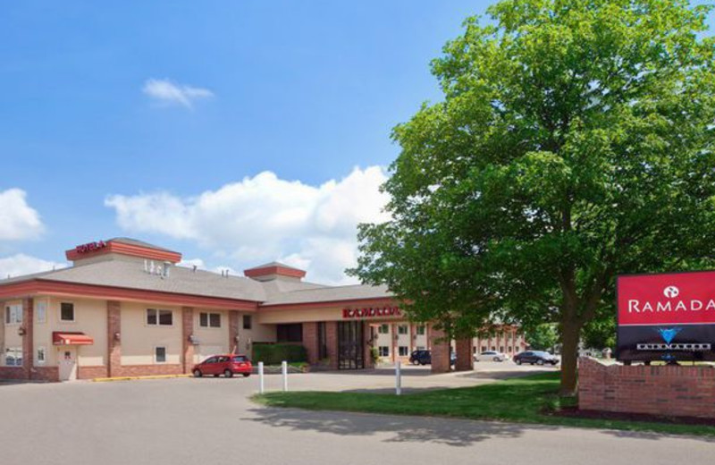 Exterior view of Ramada Inn Suites