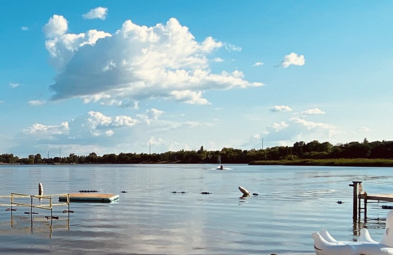 Beach at Swan Lake Resort.