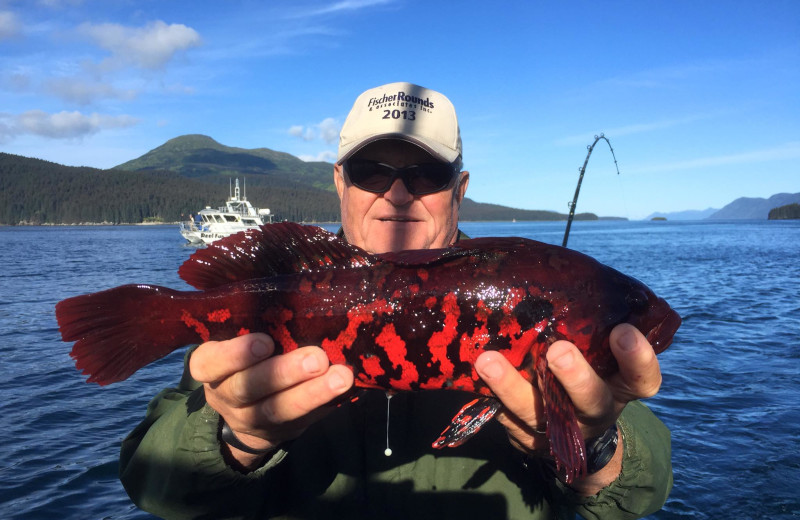 Fishing at Port Lions Lodge.