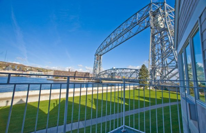 View of Lift Bridge from South Pier Inn.