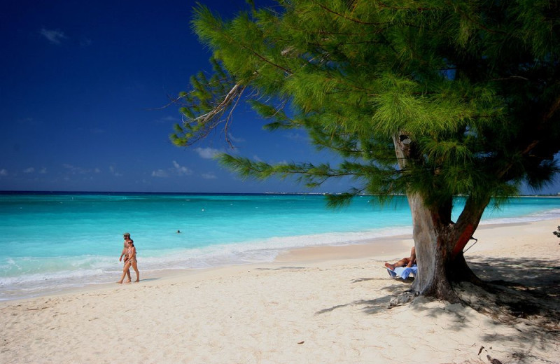 Beach at Britannia Villas.