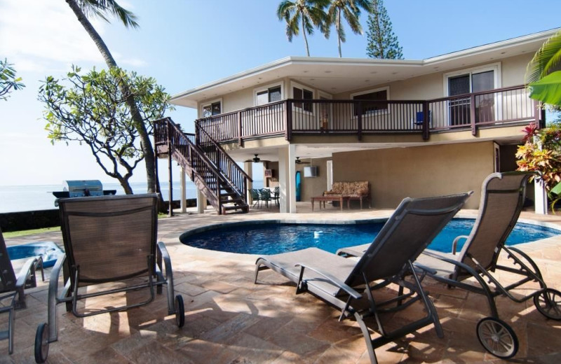 Rental pool at Hawaiian Vacation Rentals.