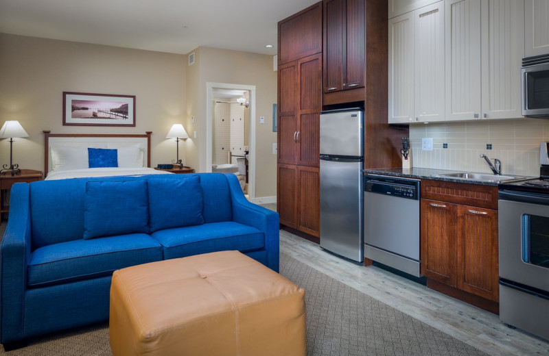 Guest room at Summerland Waterfront Resort.