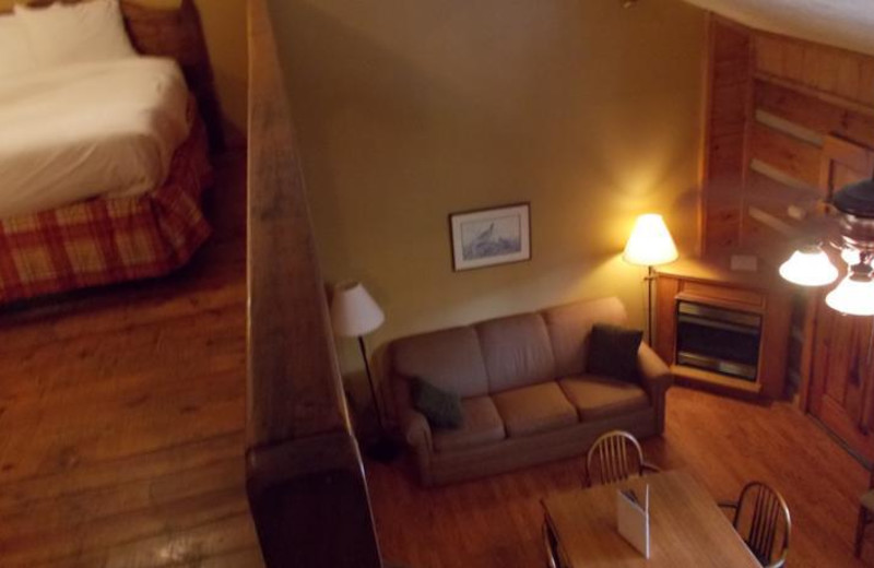 Guest loft at Timbers Lodge.