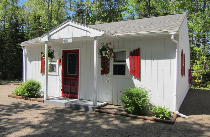 Exterior view of Rose Eden Cottages.