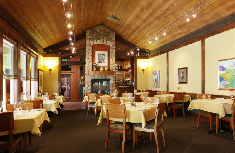 Dining room at Applewood Inn, Restaurant and Spa.