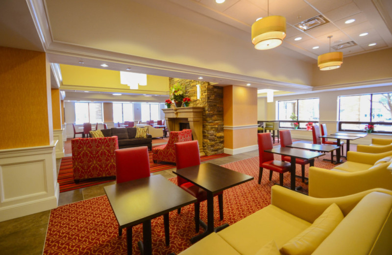 Lodge lobby at Penn Wells Hotel & Lodge.