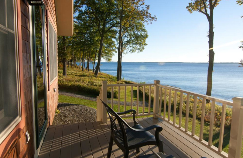 Exterior view of Cedarholm Garden Bay Inn.