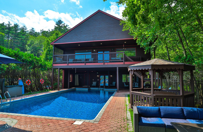 Rental pool at Northern Living - Luxurious Vacation Rentals.