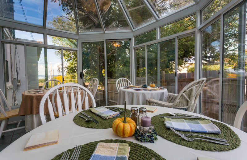 Breakfast at Coddington Guest House.