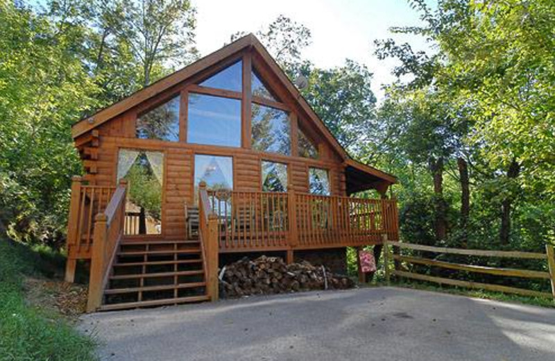 Cabin exterior at Cabins For You.