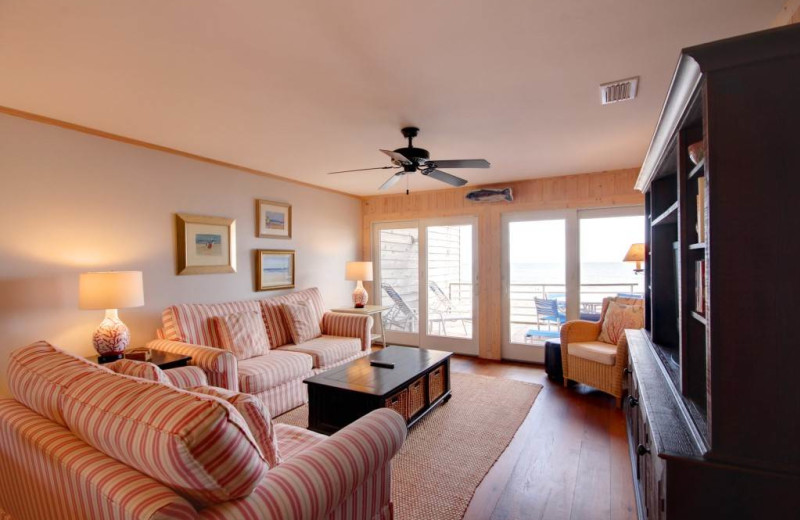 Rental living room at Perdido Key Resort Management.