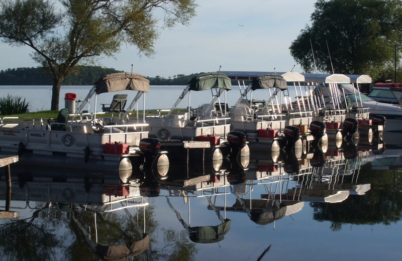 Boats at Golden Beach Resort.