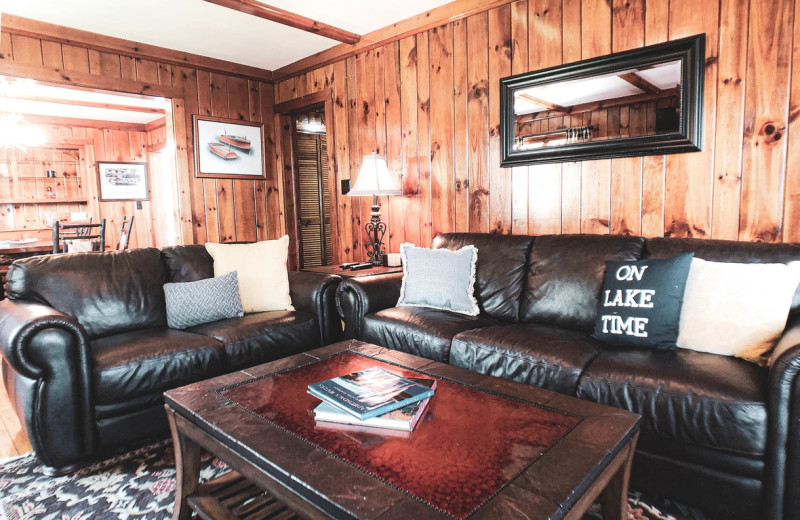 Rental living room at Northern Living - Luxurious Vacation Rentals.