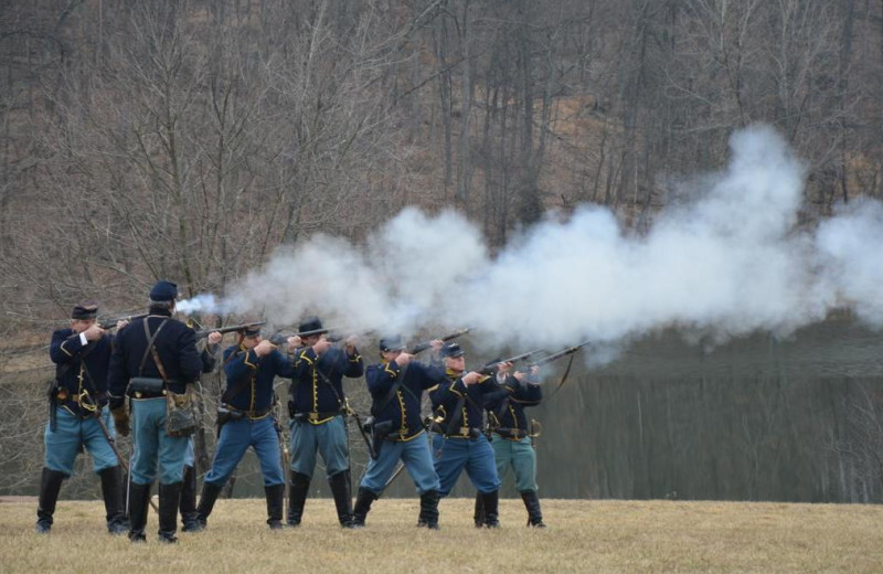 Civil ear reenactment at The Lodges at Gettysburg.