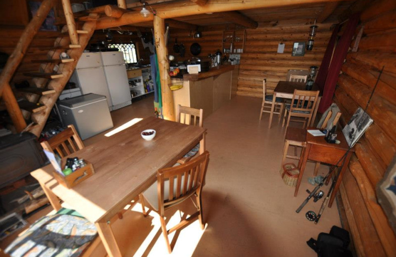 Dining Lodge Interior at Crazy Bear Wilderness Lodge