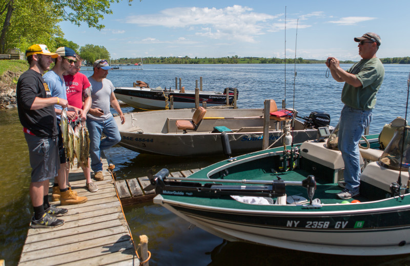 Fishing at Southview Cottages Resort.