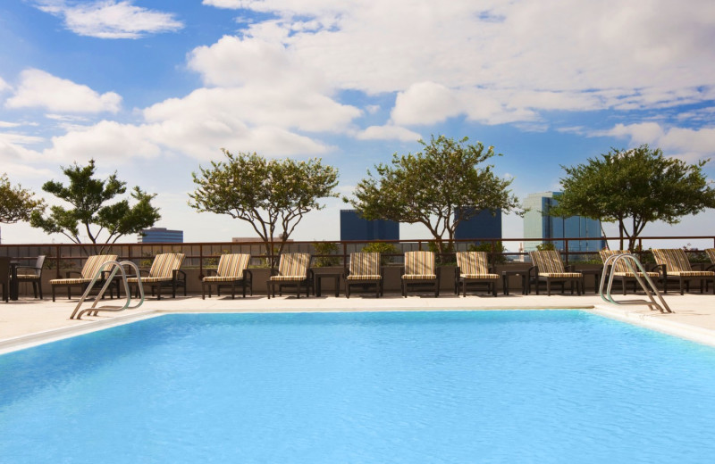 Outdoor pool at The Westin Park Central, Dallas.