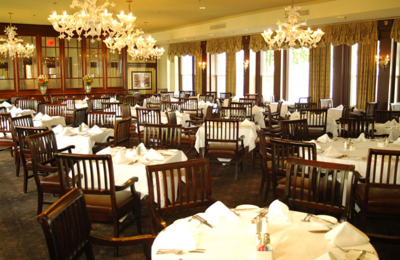 Dining room at Pinehurst Resort.