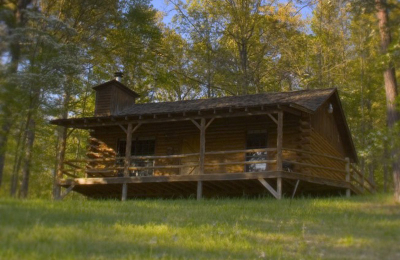 Cabin exterior at Silver Ridge Resort.