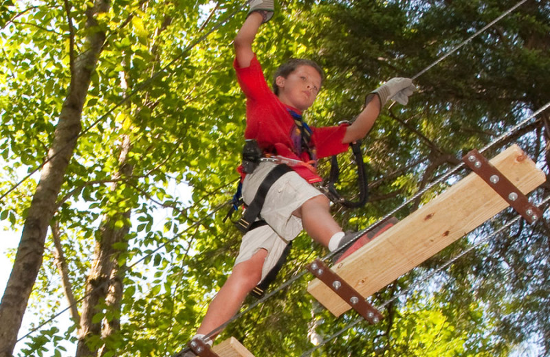Rope course at The Mountain Club.