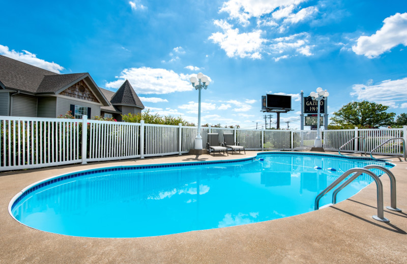 Outdoor pool at Branson Gazebo Inn.