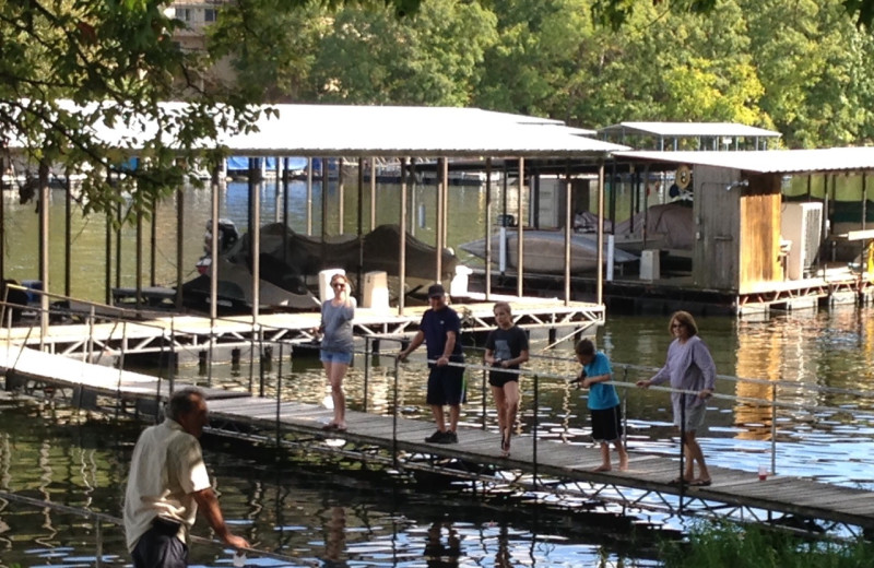 Dock at Alhonna Resort.