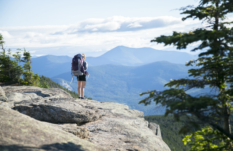 Hiking at Waterville Valley.