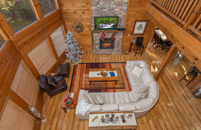 Living room at American Patriot Getaways - King of the Mountain.