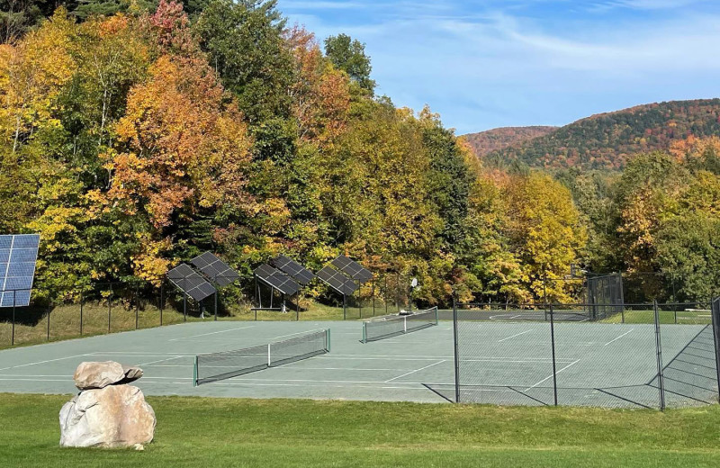 Tennis court at Common Ground Center.